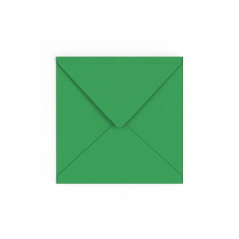 Kelly Green British Made Gummed Envelope (155 x 155mm)