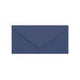 DL Navy Blue British Made Gummed V-Flap Envelope (110 x 220mm)
