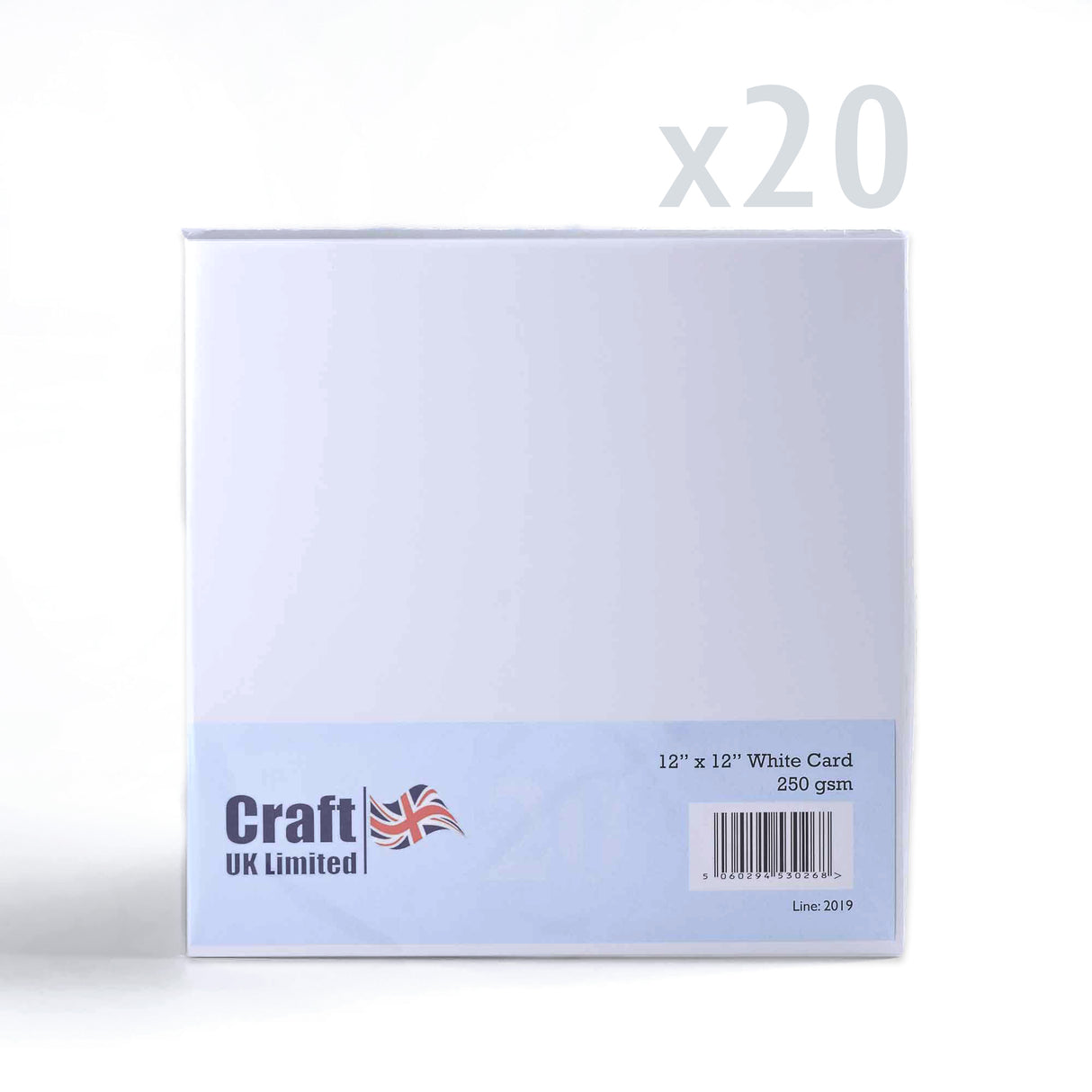 300x300 Bílá Premier kartička 250 g/m² balení