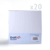300x300 Bílá Premier kartička 250 g/m² balení