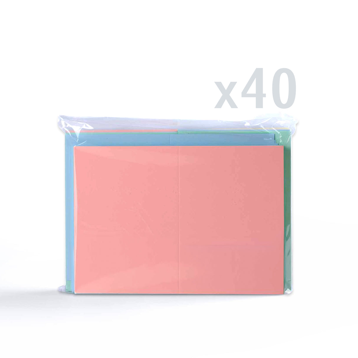 Mix pastelových kartiček 225 g/m² a obálky 100 g/m²