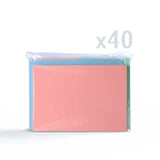 Mix pastelových kartiček 225 g/m² a obálky 100 g/m²