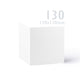 Hammered Cards & Envelopes Pack White 135 x 260 x 30 mm