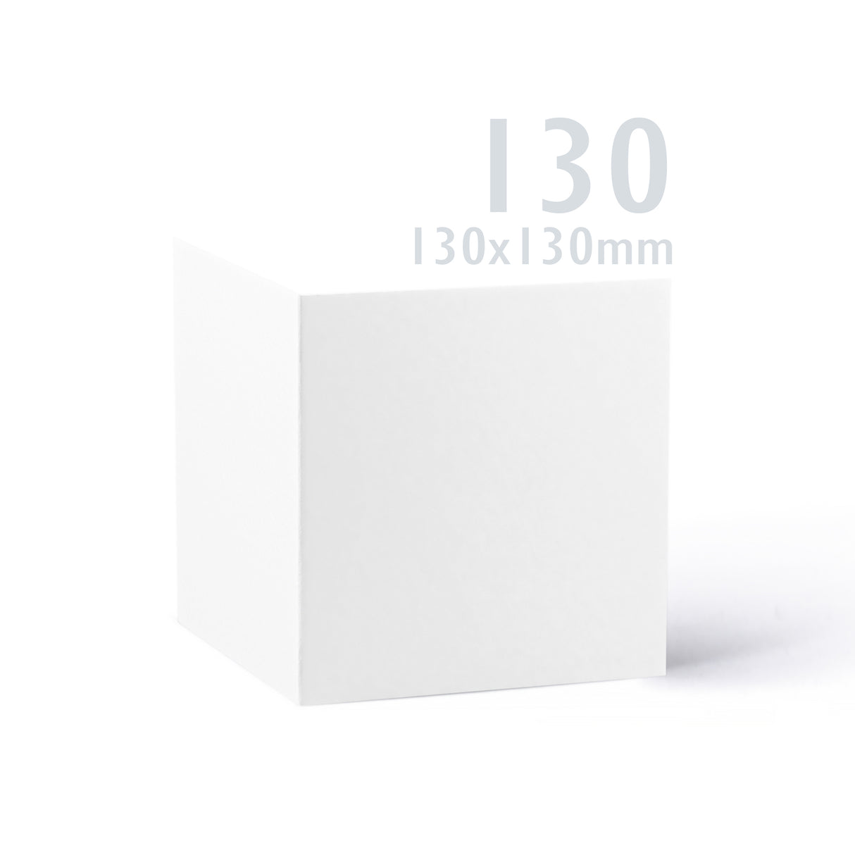Hladké bílé kartičky 250 g/m² a obálky 100 g/m² – balení