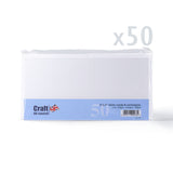 Hladké bílé kartičky 250 g/m² a obálky 100 g/m² – balení