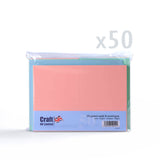 Mix pastelových kartiček 225 g/m² a obálky 100 g/m²
