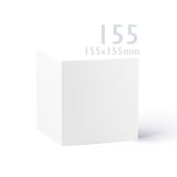 Hladké bílé kartičky 250 g/m² a obálky 100 g/m² – balení