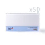 Hladké bílé kartičky 250 g/m² a obálky 100 g/m² – balení