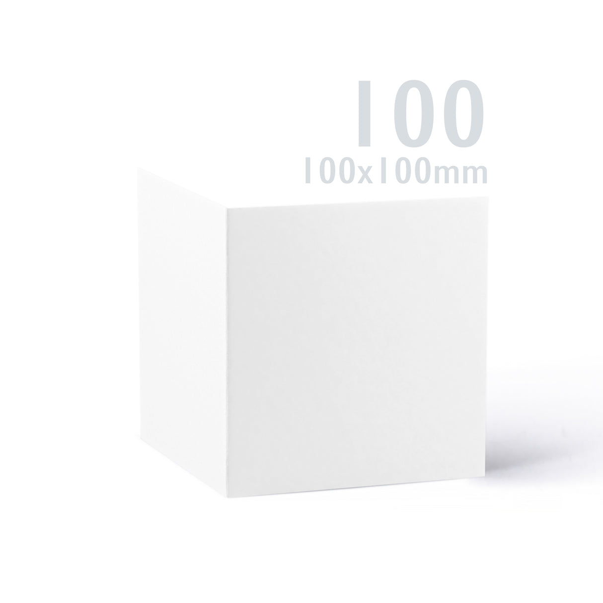Hladké bílé kartičky 250 g/m² a obálky 100 g/m² – balení