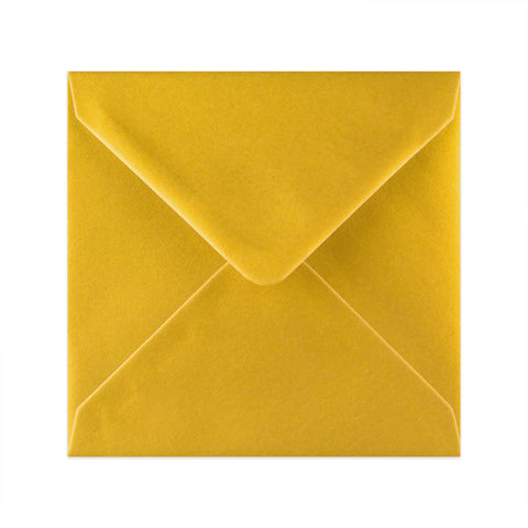 Metallic Gold Gummed V-Flap Greeting Card Envelope (140 x 140mm)