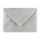 Metallic Silver Gummed V-Flap Greeting Card Envelope (125 x 175mm)