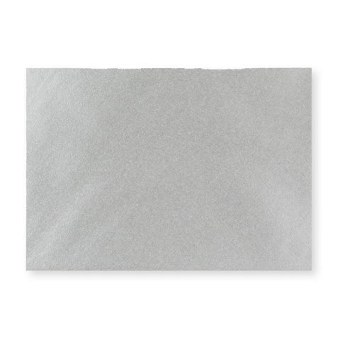 Metallic Silver Gummed V-Flap Greeting Card Envelope (125 x 175mm)
