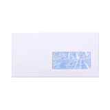 Bílá obálka s vnitřním potiskem – s okénkem 115x225 mm (DL+) 90gr/m²
