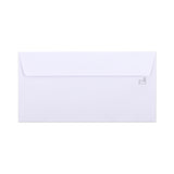 Bílá obálka s vnitřním potiskem – s okénkem 115x225 mm (DL+) 90gr/m²