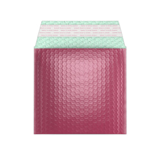Metallic Finish Bubble Bag Mailers Magenta 165 x 165 mm
