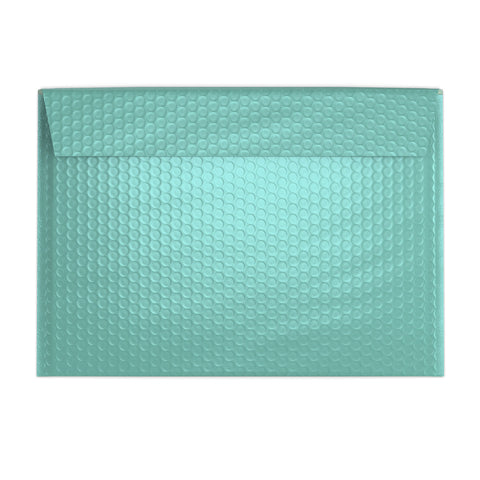 Metallic Finish Bubble Bag Mailers Ice Blue 235 x 325 mm
