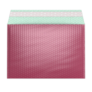 Metallic Finish Bubble Bag Mailers Magenta 235 x 325 mm