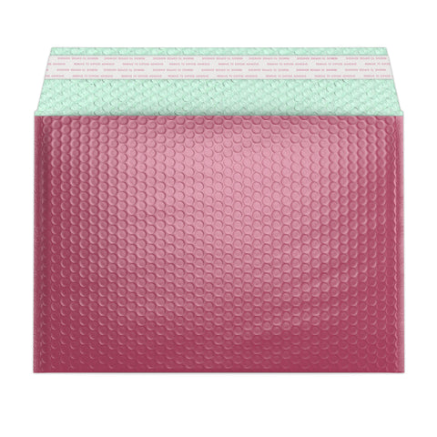 Metallic Finish Bubble Bag Mailers Magenta 235 x 325 mm