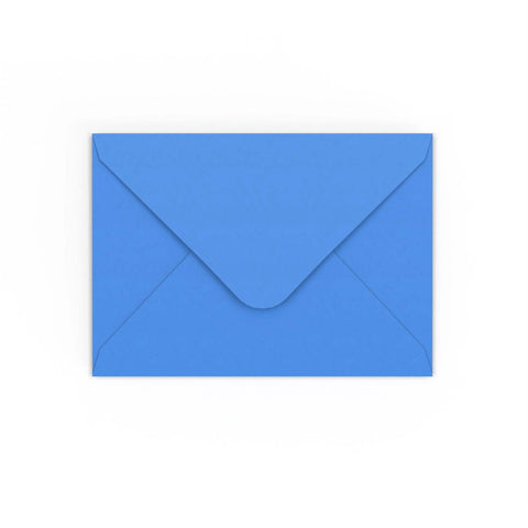 Bright Blue Gummed V-Flap Envelope (125 x 175mm)