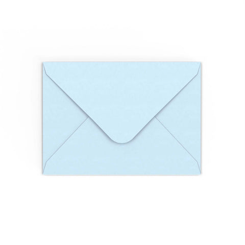Pale Blue Gummed V-Flap Envelope (125 x 175mm)