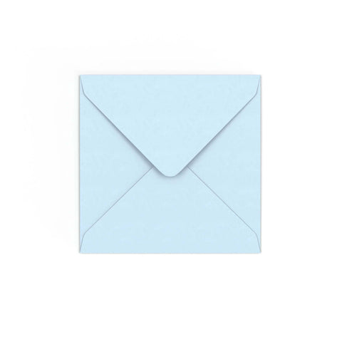 Pale Blue Gummed V-Flap Envelope (130 x 130mm)