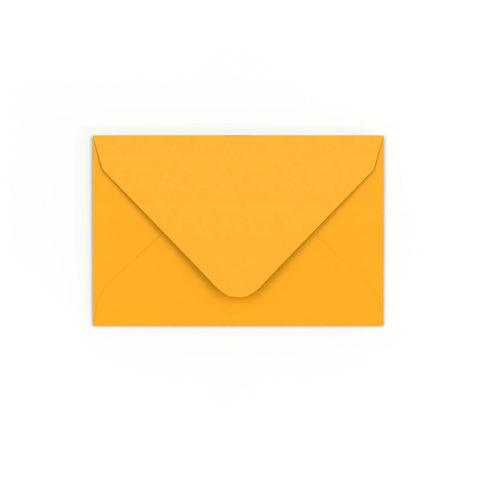 Dark Yellow Gummed V-Flap Envelope (65 x 94mm)