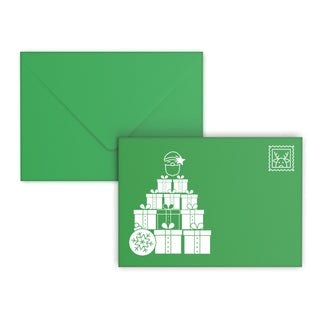 Christmas Santa Clause Envelopes Dark Green 162 x 229 mm (C5)