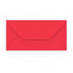 DL Dark Red Gummed V-Flap Envelope (110 x 220mm)
