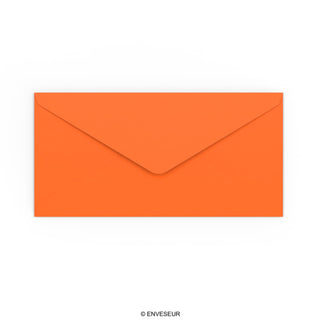 Oranžová obálka 110x220 mm (DL)