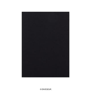 Černá Obálka s Kartonovou Zadní Stěnou 162x114 mm (C6)