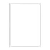 Bílé samolepicí štítky