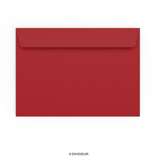Tmavočervená obálka 162x229 mm (C5)