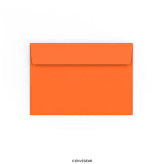 Oranžová obálka 114x162 mm (C6)