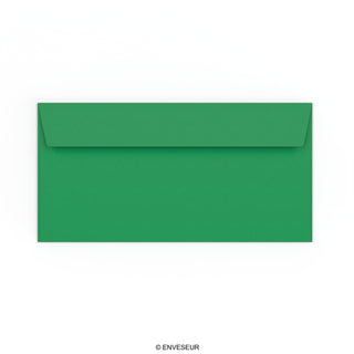 Tmavozelená obálka 110x220 mm (DL)