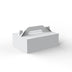 Takeaway Food Boxes White 190 x 150 x 80 mm