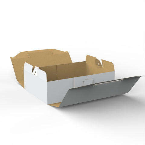 Takeaway Food Boxes White 230 x 165 x 75 mm