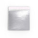 Metallic Finish Bubble Bag Mailers Silver 165 x 165 mm