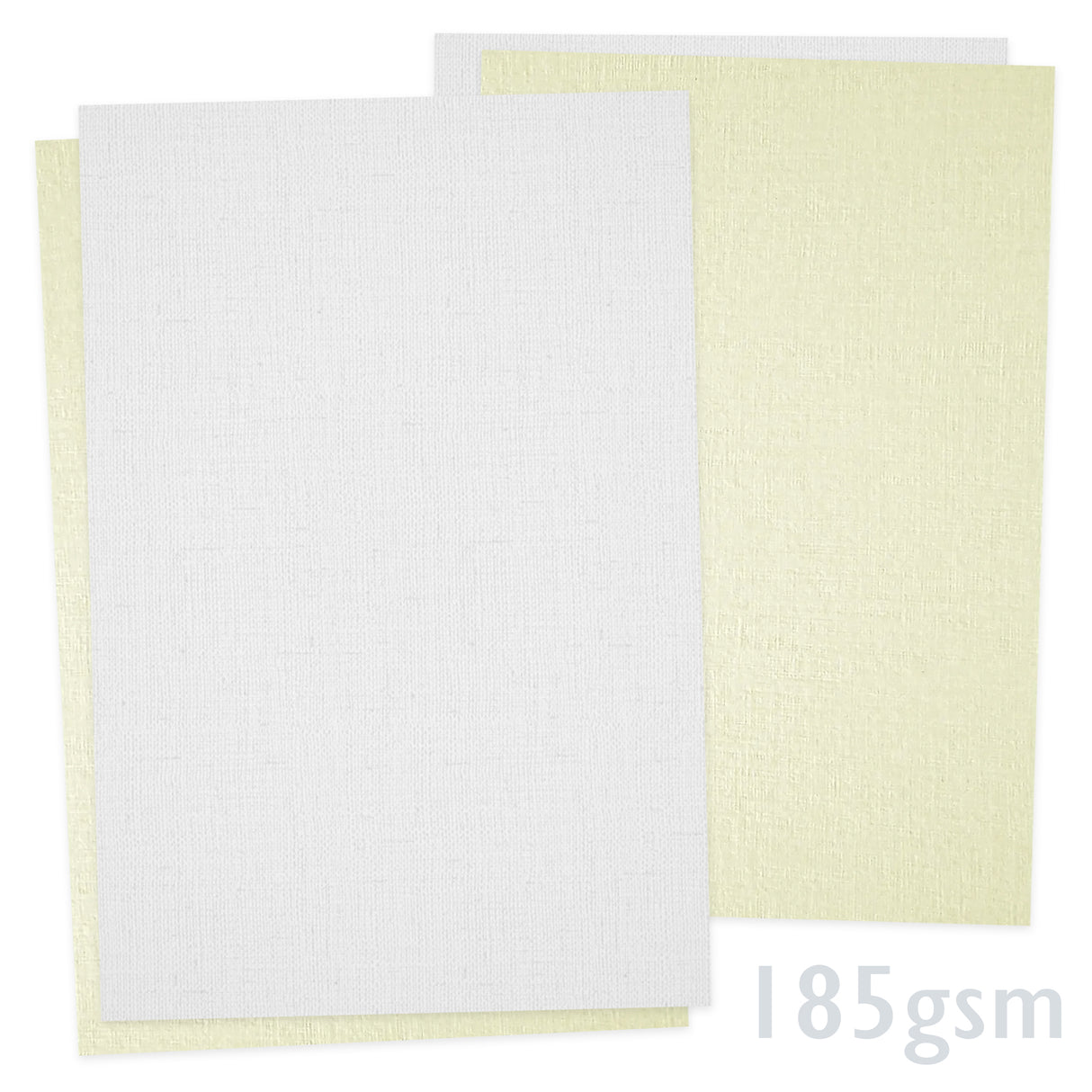 Papír s lněnou texturou 185g/m²