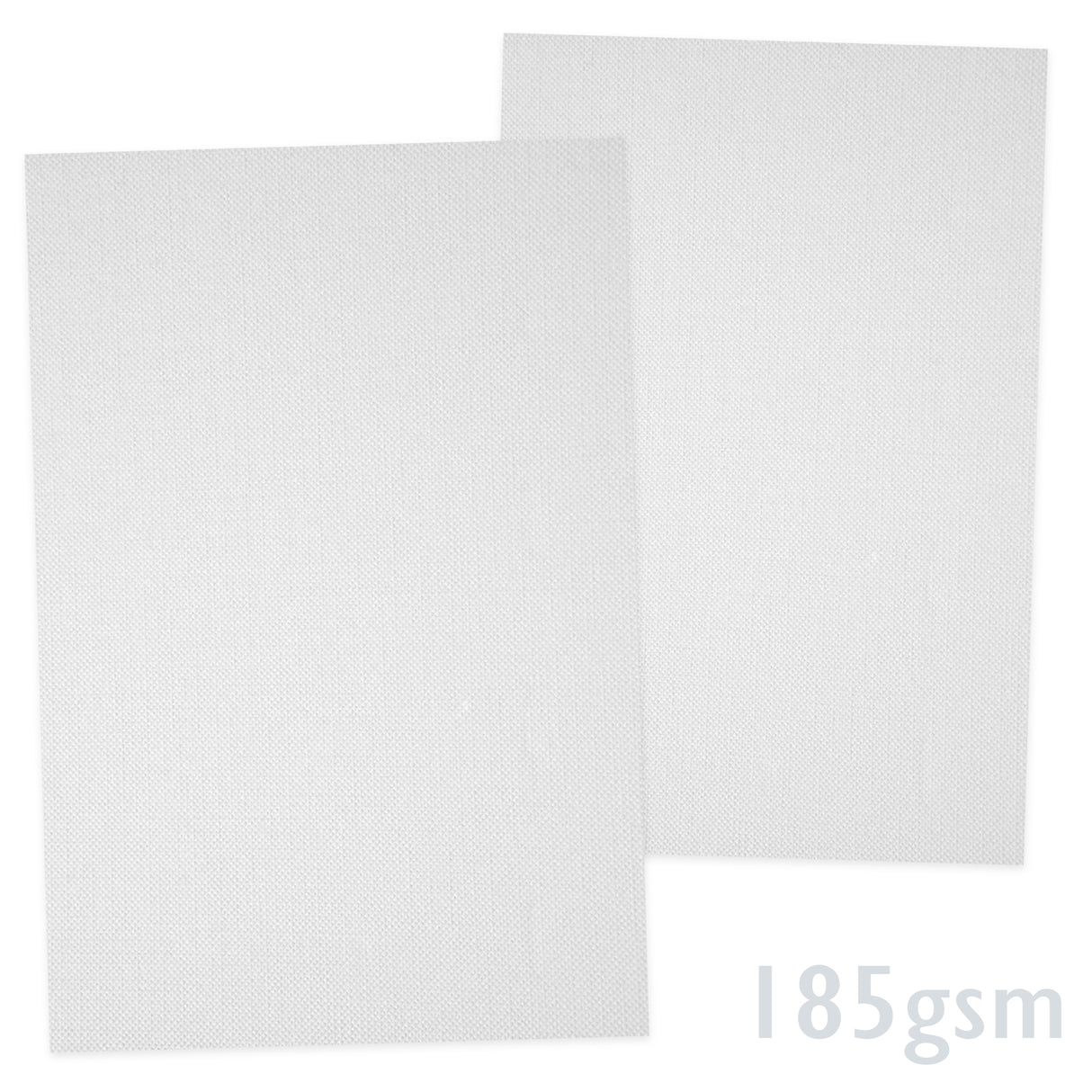Bílý žebrovaný papír 185g/m²