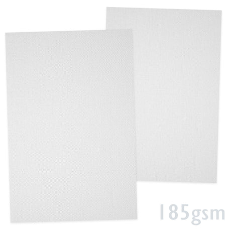 Bílý žebrovaný papír 185g/m²