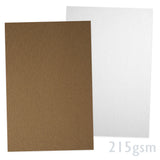 Papír s lněnou texturou 215g/m² - 10 A4 listů