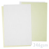 Papír s lněnou texturou 246g/m²