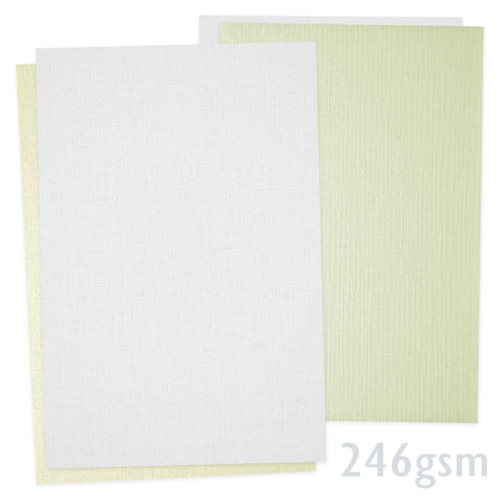 Papír s lněnou texturou 246g/m²