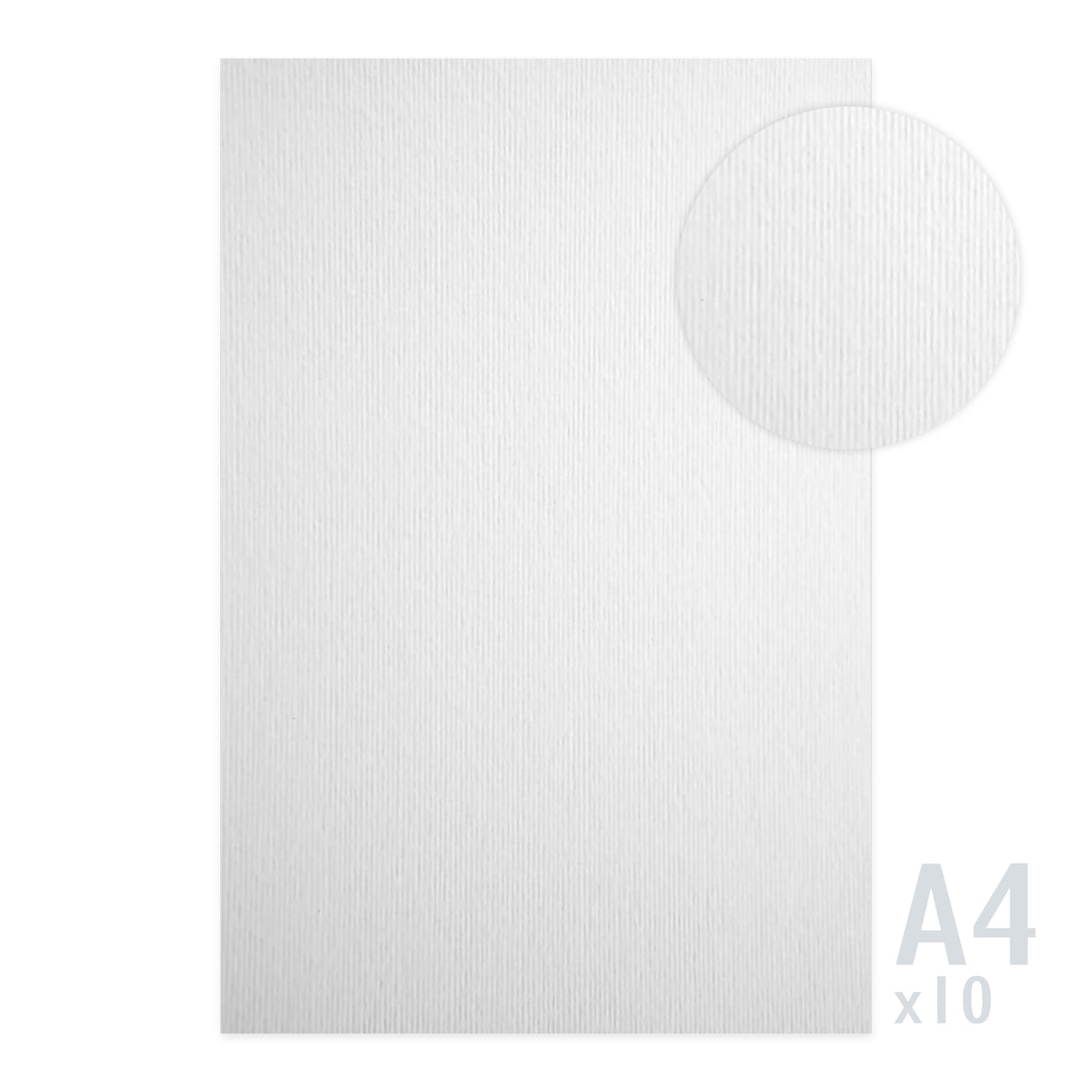 Papír s lněnou texturou 215g/m² - 10 A4 listů