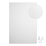 Papír s lněnou texturou 215g/m² - 10 A4 listů