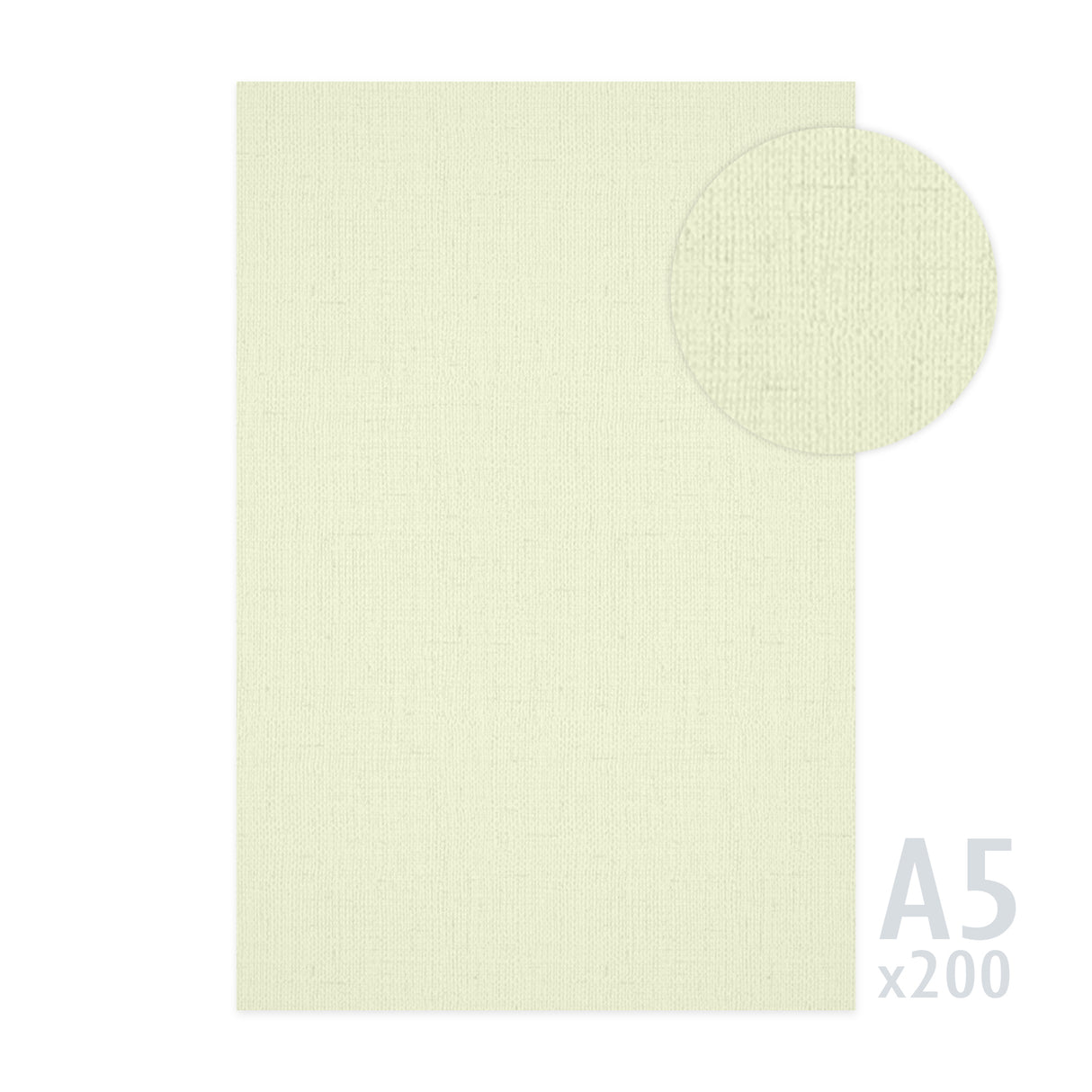 Papír s lněnou texturou 185g/m²