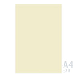 Lessebo papír 170g/m² - 20 listů