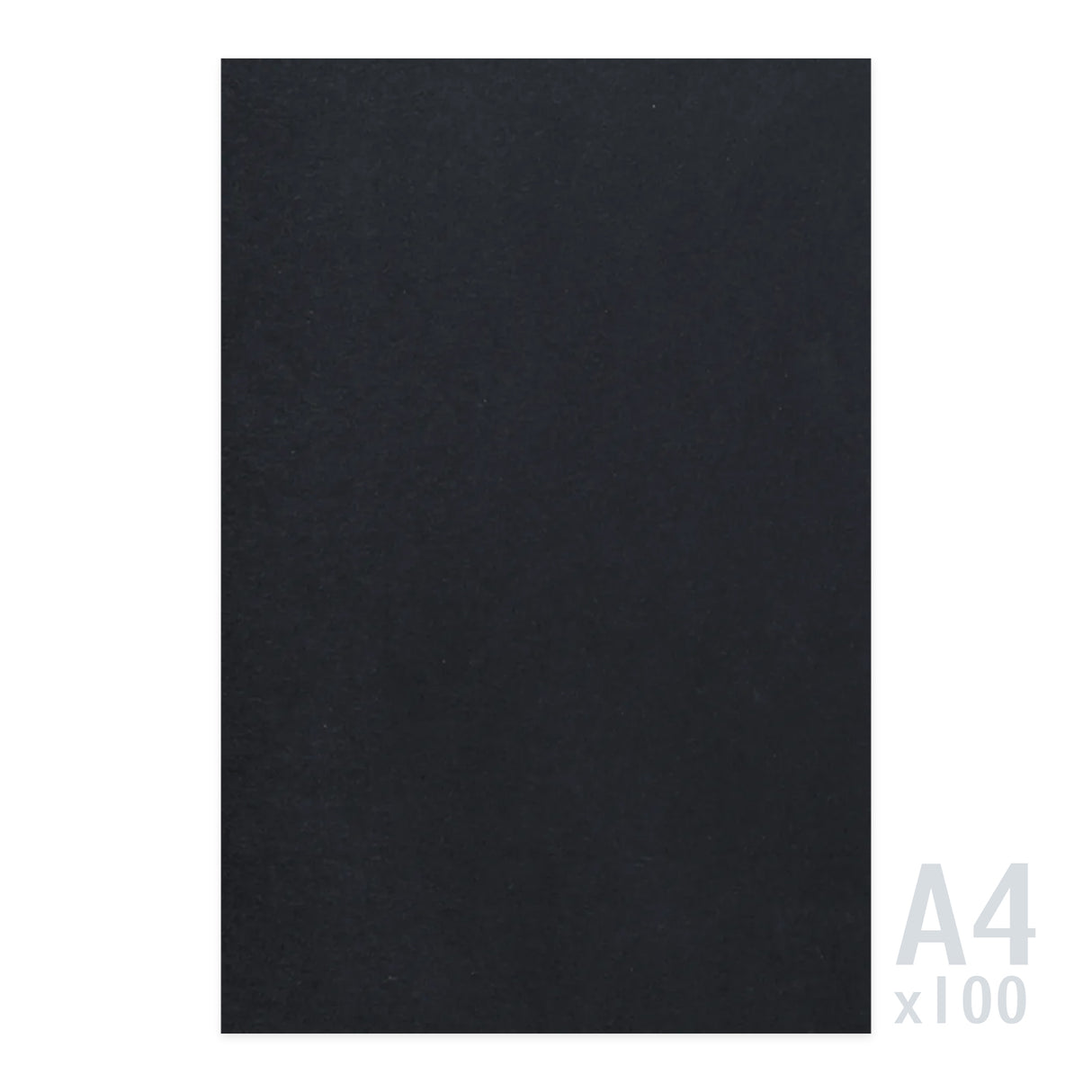 Černý papír 225g/m² - 100 A4 listů