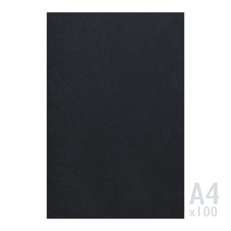 Černý papír 225g/m² - 100 A4 listů