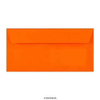 Neonově oranžová obálka 110x220 mm (DL)